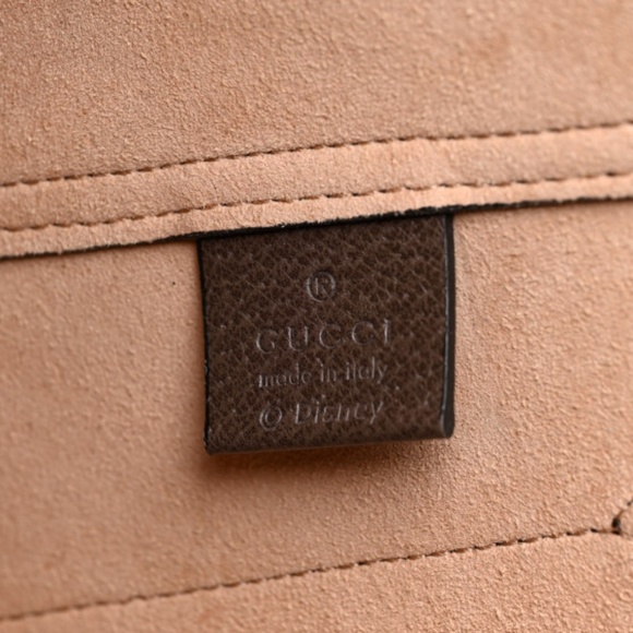 GUCCI X DISNEY GG Supreme Monogram Web Three Little Pigs Large Ophidia Tote Be - Picture 7 of 13